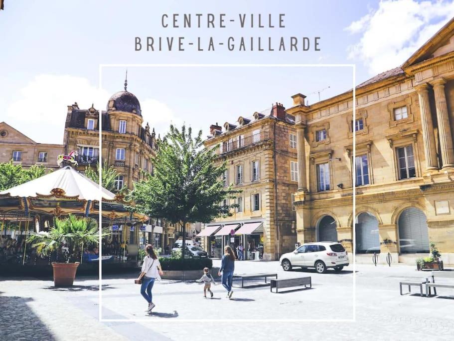 Ferienwohnung #Le Maillard #Grand F2 #Hyper Centre Brive-la-Gaillarde Exterior foto